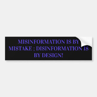 FAKE NEWS DISINFORMATION AUTOAUFKLEBER