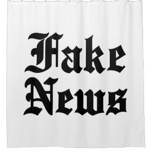 Fake News Duschvorhang
