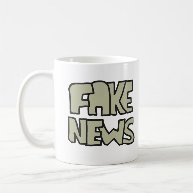 Fake News Kaffeetasse (Links)