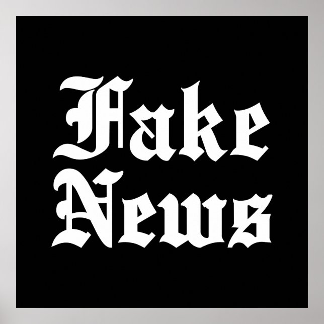 Fake News Poster (Vorne)