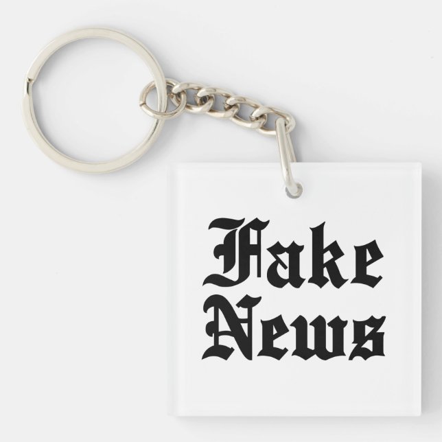 Fake News Schlüsselanhänger (Vorderseite)