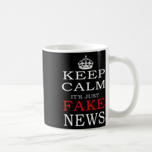 Fake News Trump Politisch Fnn Lustig T-Shirt Kaffeetasse
