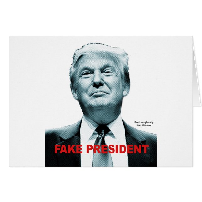 Fake Präsident (Trump) (Vorderseite (Horizontal))