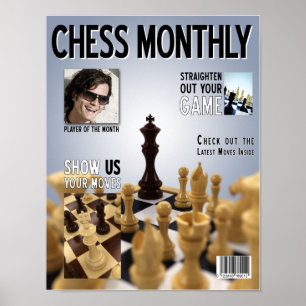 Fake Schach Magazine Cover - Poster