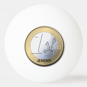 Fake Silver Euro Coin Tischtennisball