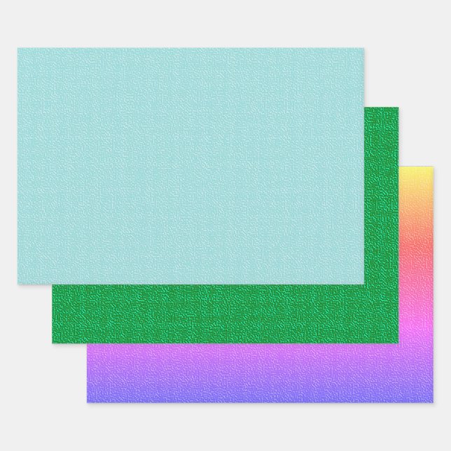 Fake Textur Geschenkpapier Set (Set)