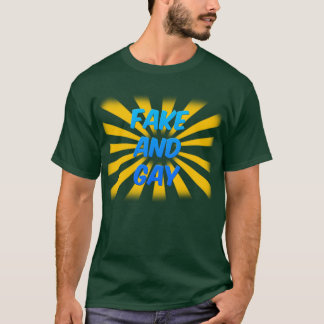 Fake und Homosexuelles (dunkel) T-Shirt