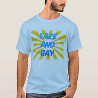 Fake und Homosexuelles (Licht) T-Shirt