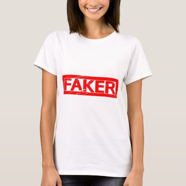Faker Briefmarke T-Shirt (Vorderseite)