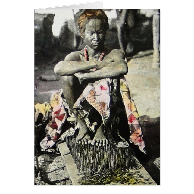 Fakir Inde de glissière de lanterne magique sur un (Devant)