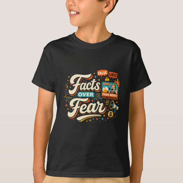 Fakten statt Angst T-Shirt (Vorderseite)