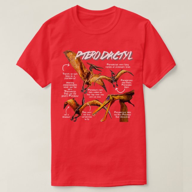 Fakten zu Pterodactyl Fun T-Shirt (Design vorne)