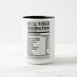 Fakten zur Ernährung von Sozialarbeitern Tasse
