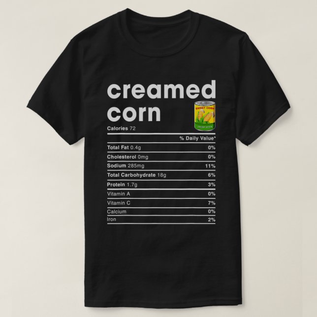 Fakten zur Maisernährung T-Shirt (Design vorne)