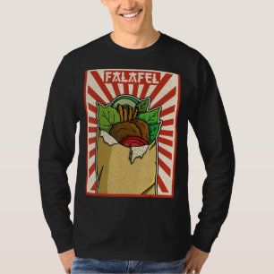 Falafel Bohnen Arabische Küche Ägypten Veganer Url T-Shirt