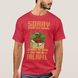 Falafel Bohnen arabische Küche Unterkunft veganen  T-Shirt