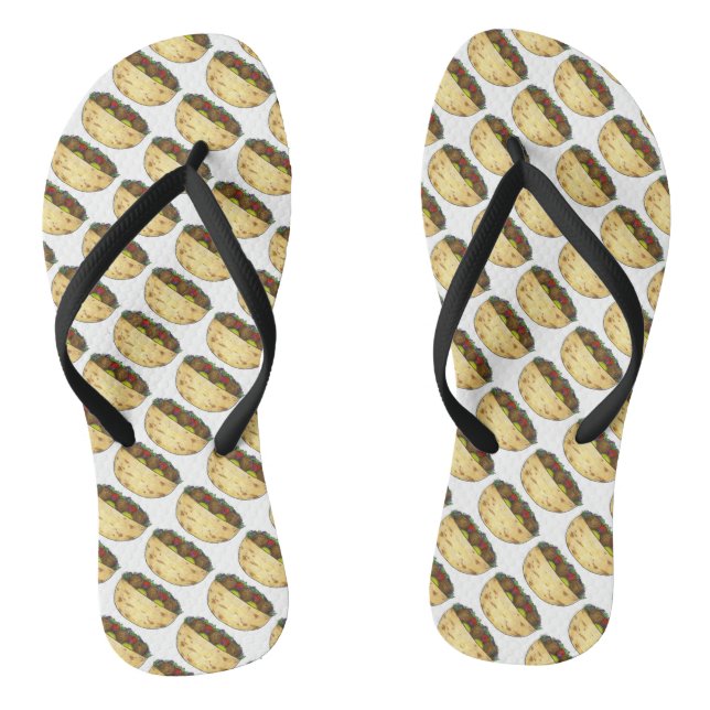 Falafel Pita Sandwich Mediterranean Food Dreh Flop Flip Flops (Fußbett)