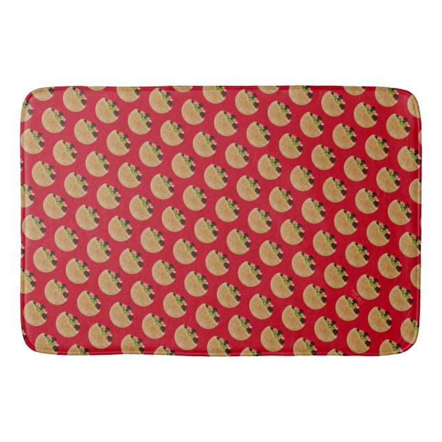 Falafel Sandwiches Memory Foam Mat Badematte (Vorderseite)