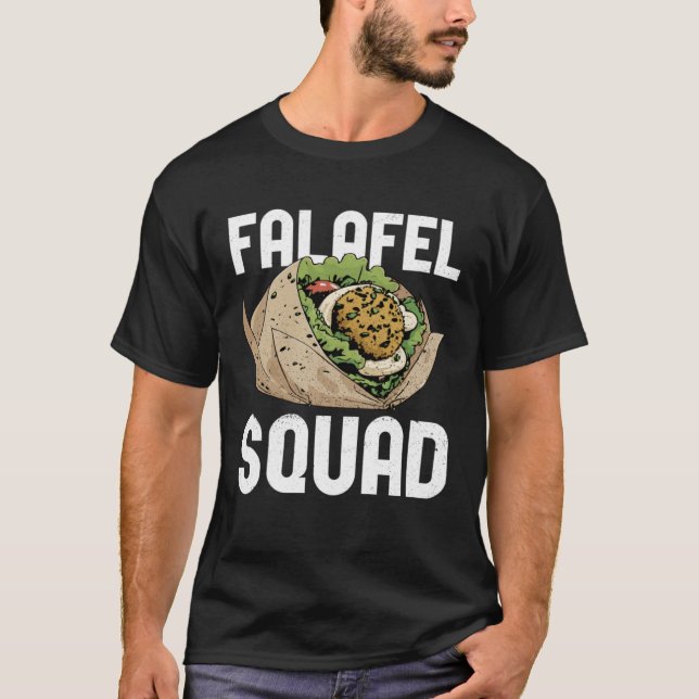 Falafel Squad Levantine Food Hummus T-Shirt (Vorderseite)