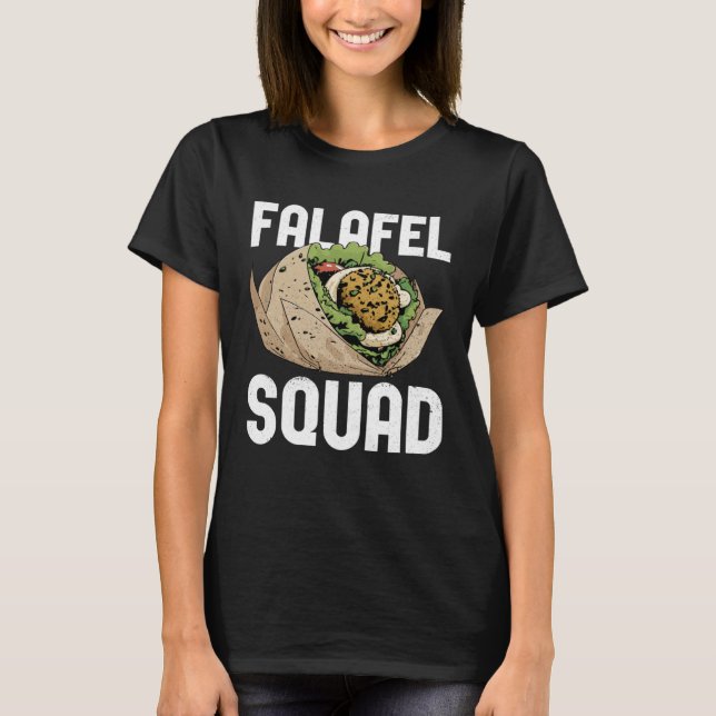 Falafel Squad Levantine Food Hummus T-Shirt (Vorderseite)