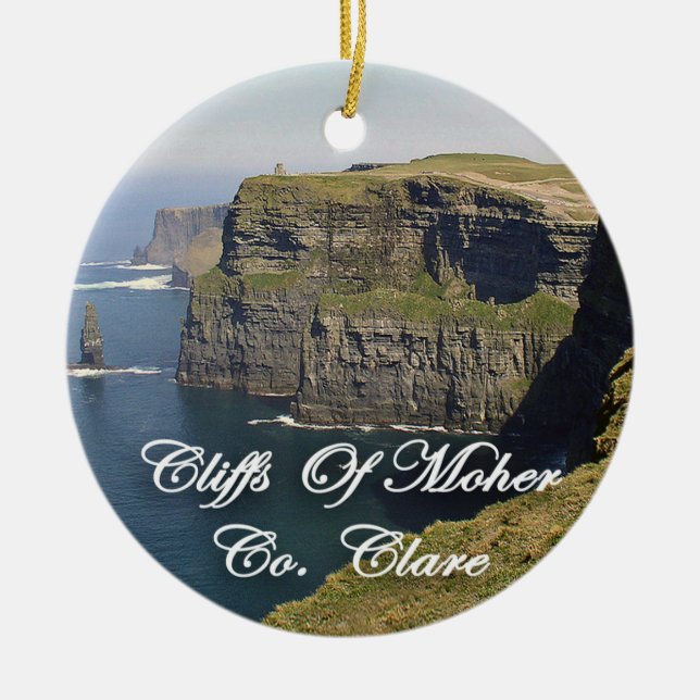Falaises De Moher Ireland, Ornement De Noël, (Devant)