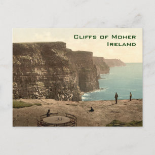 Falaises de Moher Irish Music Jig Carte postale