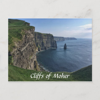 Falaises de Moher, Irlande, carte postale
