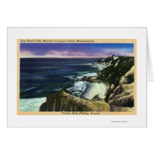 Falaises principales gaies, fonds de pêche de bar