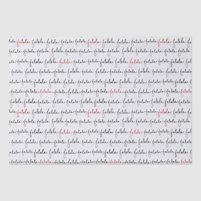 Falala Tissue Paper Seidenpapier (Vorderseite)