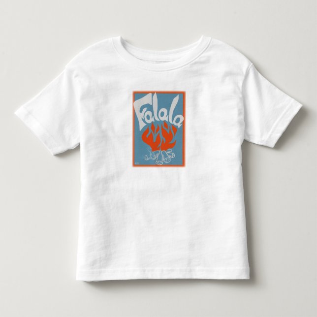 FaLaLa Vintage Blockdruckausgabe Kleinkind T-shirt (Vorderseite)