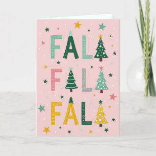 Falala Weihnachtsbaum Karte