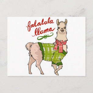 Falalala Llama Postkarte