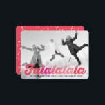 Falalala Pink Ombre Script Spaß Weihnachten Foto<br><div class="desc">Mit Fett*fa*tin entworfen. Einfach mit eigenen Texten,  Fotos oder Bildern anpassen. Für individuelle Anfragen wenden Sie sich bitte direkt an fat*fa*tin. Es gelten benutzerdefinierte Gebühren. www.zazzle.com/fat_fa_tin www.zazzle.com/color_therapy www.zazzle.com/fatfatin_blue_knot www.zazzle.com/fatfatin_red_knot www.zazzle.com/fatfatin_mini_me www.zazzle.com/fatfatin_box www.zazzle.com/fatfatin_design www.zazzle.com/fatfatin_ink</div>