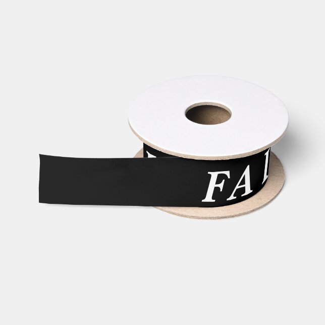 FALALALA STYLISH MODERN MERRY CHRISTMAS SCHWARZE F SATINBAND (Spule)