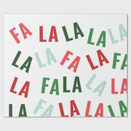 FaLaLaLaWeihnachten Geschenkpapier