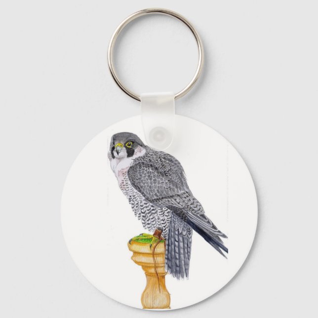 Falcon 5,7 cm Basistastenring Schlüsselanhänger (Vorderseite)