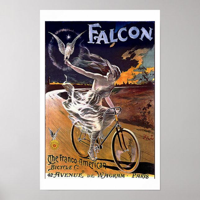 Falcon Bicycle-c1890 Poster (Vorne)