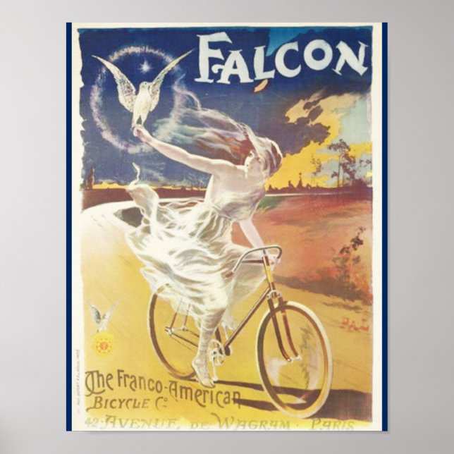 Falcon Bicycle Poster (Vorne)