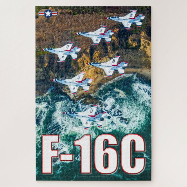 FALCON F-16C-BEKÄMPFUNG (20x30 INCH) (Vertikal)
