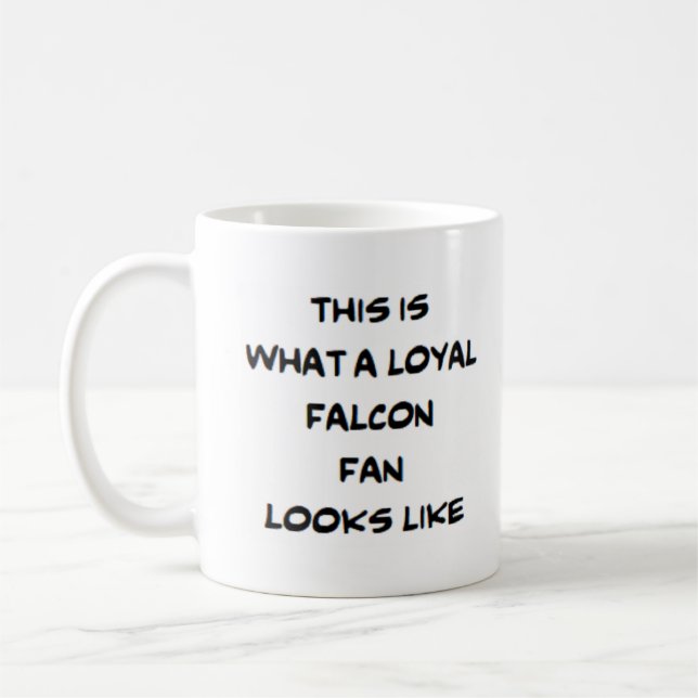Falcon-Fan, treu Kaffeetasse (Links)