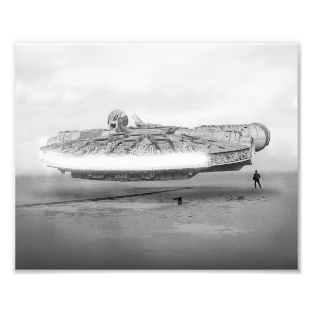 Falcon First Flight Fotodruck (Vorne)