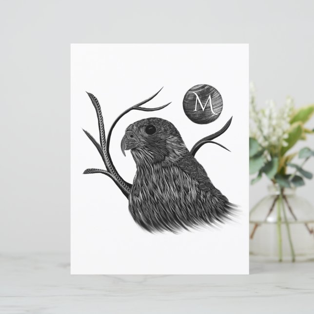 Falcon Full Moon Monogram (Stehend Vorderseite)