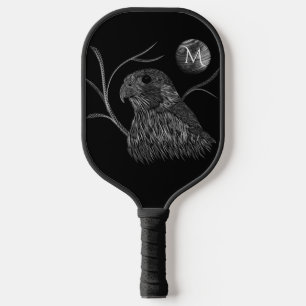 Falcon Full Moon Monogram Black Pickleball Schläger