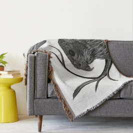 Falcon Full Moon Monogram Decke