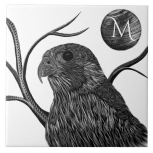 Falcon Full Moon Monogram Fliese
