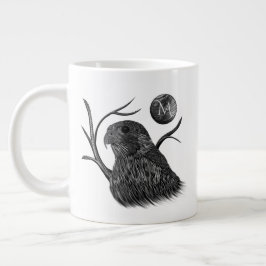 Falcon Full Moon Monogram Jumbo-Tasse