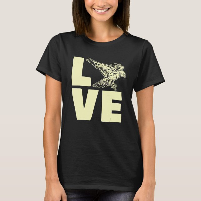 Falcon Lover Falcony T-Shirt (Vorderseite)
