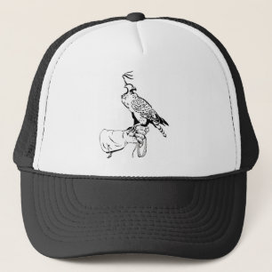 Falcon on Glove Cap Truckerkappe