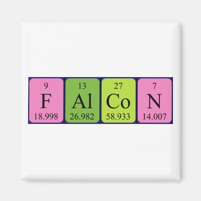Falcon Peripherie-Namenmagnet Magnet (Vorne)