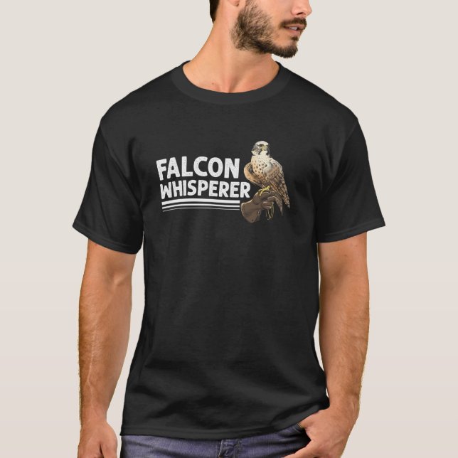 Falcon Whisperer Falconry Falconer Hawker Hawking T-Shirt (Vorderseite)
